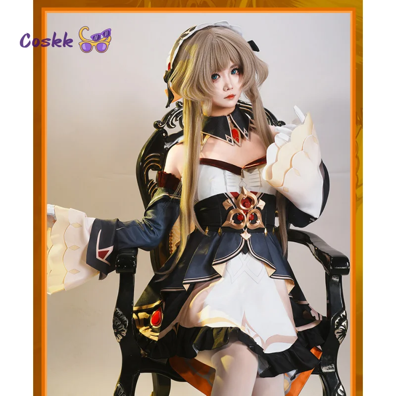 

New Game Genshin Impact Sandrone Marionette Cosplay Costume Lolita Outfits Women Halloween Carnival Role Play Uniform Dress