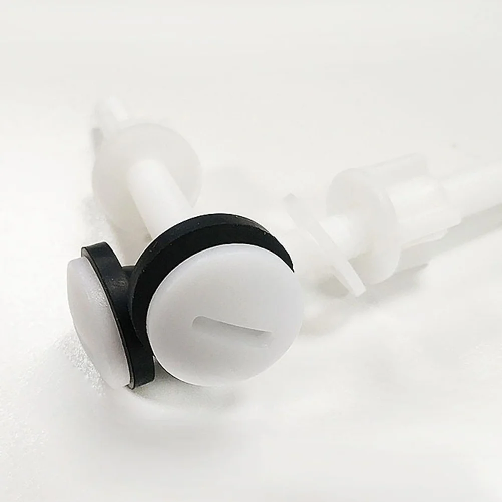 

3Pairs High Grade Plastic Pom Bolts Washers Toilet Tank Seat Repair Fasten Easy Install Leakproof M10 Bolts with Washers