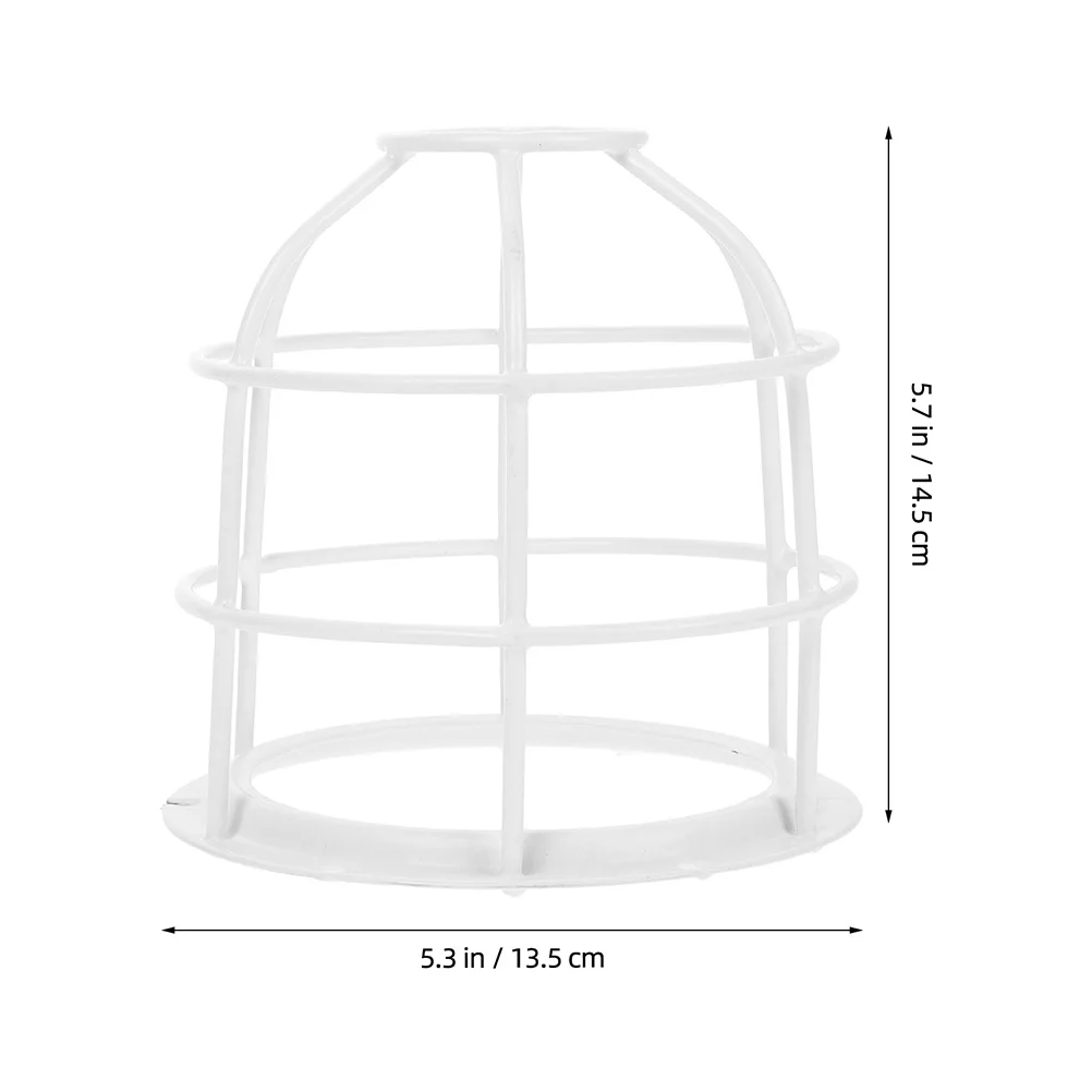 2pcs Smoke Sensor Net Cover Easy Install Sturdy Bracket Fire Sprinkler Guard Metal Cage Light Bulb Cover Ceiling Fan Globe Cage