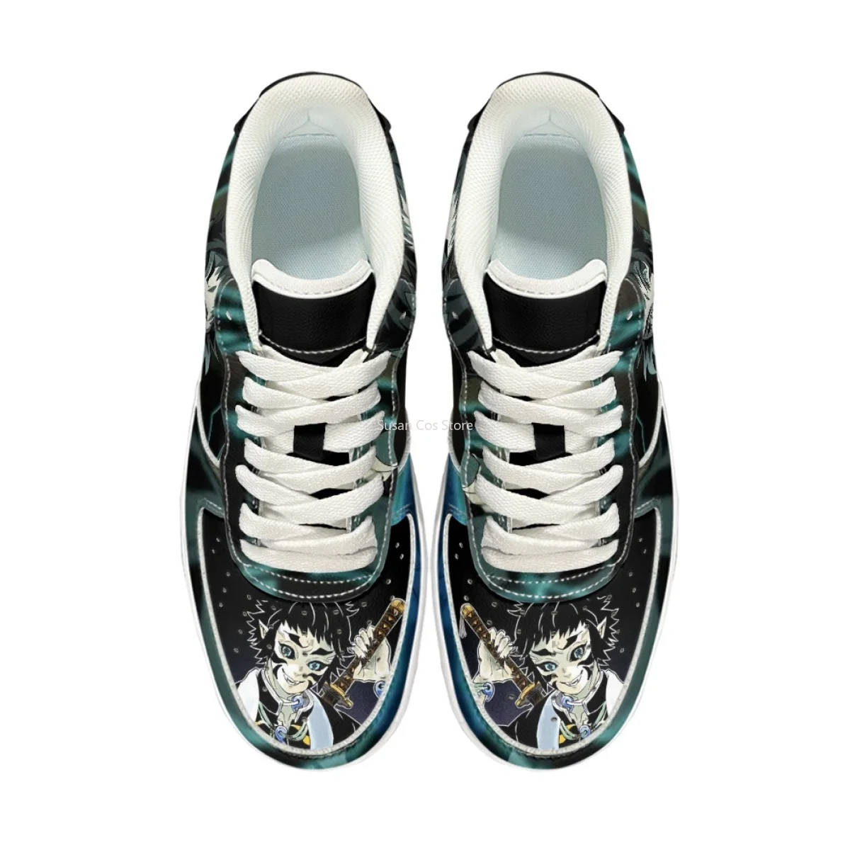 أحذية أنمي كوروساكي مخصصة ، أحذية منخفضة القطع ، أحذية رياضية ذات روح شريرة ، أسلوب هزلي لطيف ، إكسسوارات تأثيري ، هدايا للذكور و الإناث