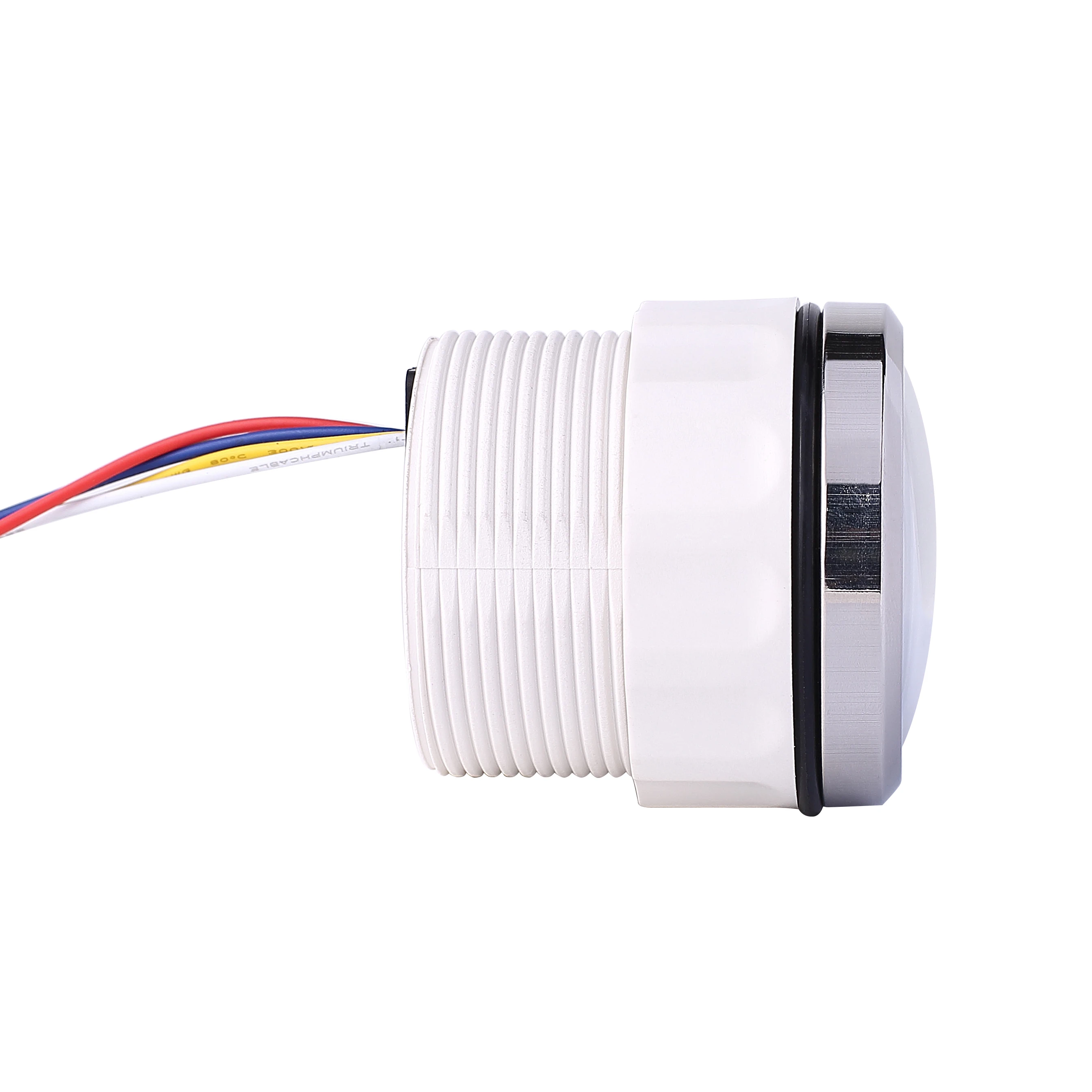 52 mm DIGITALES SCHWARZES FACEPLATTE, ROTE LED-HINTERGRUNDBELEUCHTUNG, MULTIFUNKTIONSMESSER MIT WASSERTEMPERATUUR / Öldruck / VOLTMETER 9–32 V