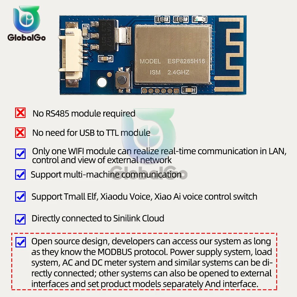 Wifi Communication Module Smart APP Remote Control Open Source System Power Supply CNC Power WiFi Module