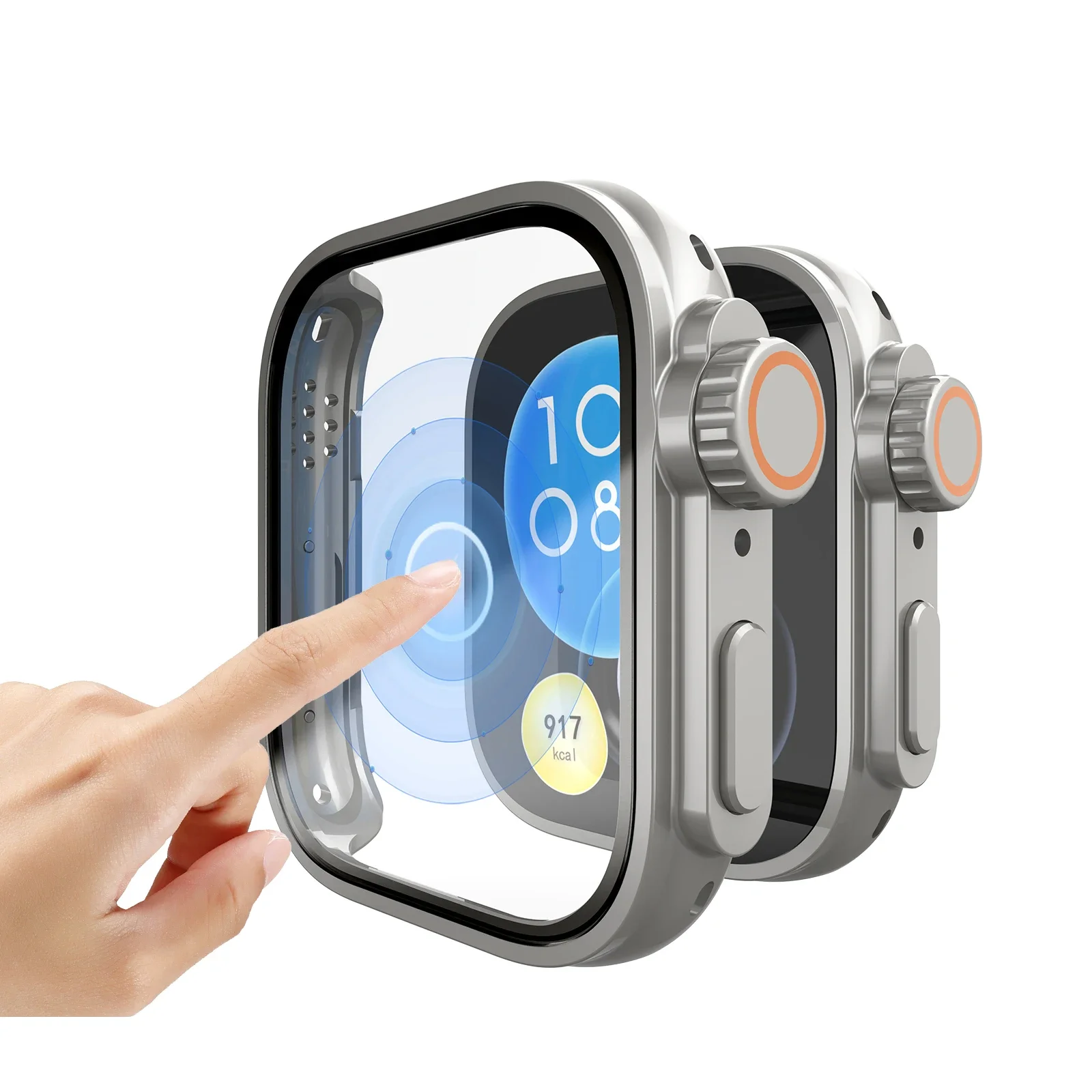 Custodia per PC di classe + per Huawei Watch Fit 3 Accessori aggiornamento a ultra 2 Protezione schermo antigraffio completa per Huawei Fit3