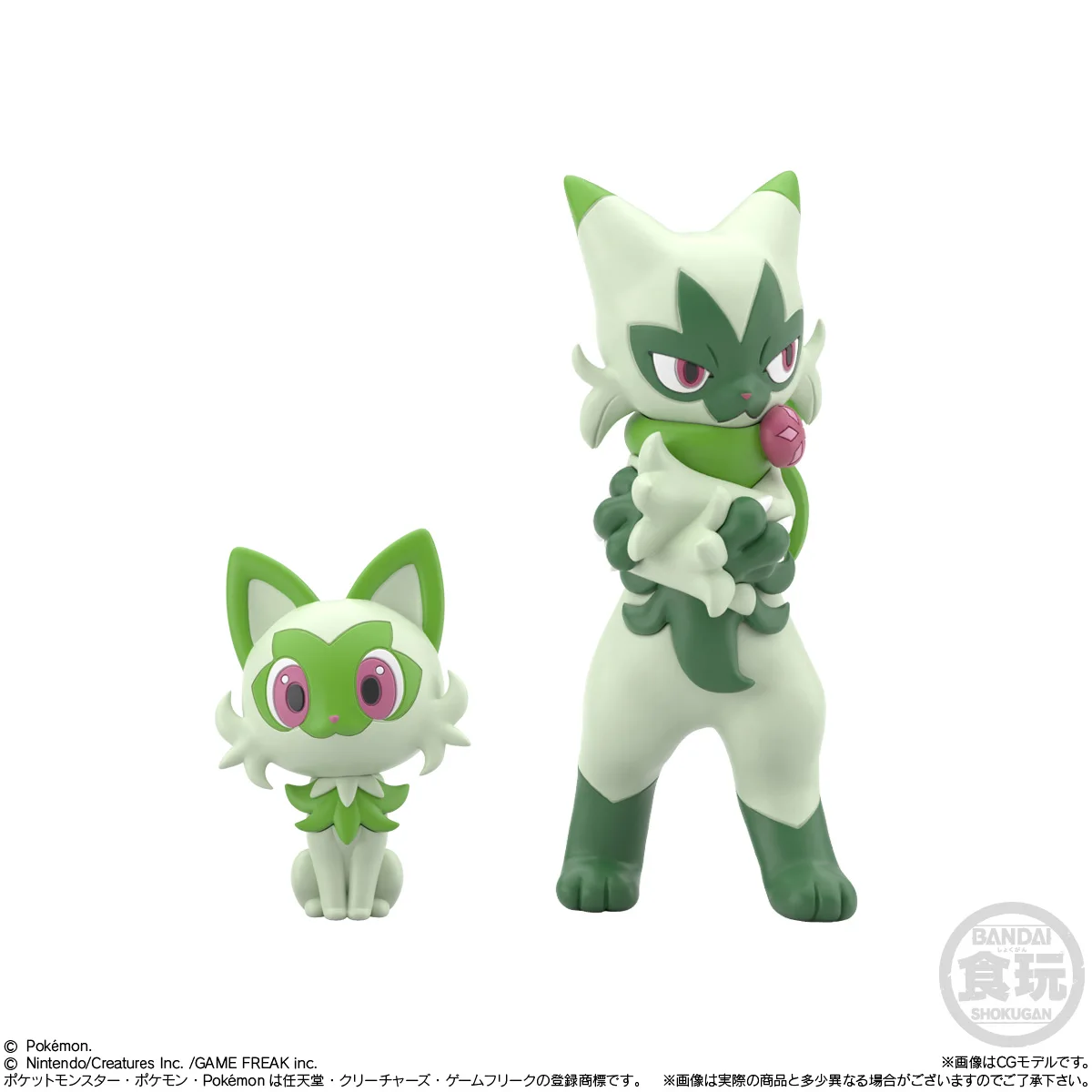 In Stock Original Anime POKEMON SCALE WORLD PARUDEA REGION SET W/O GUM Juliana PVC Action Figure Q Ver. Toys Fuecoco Gifts Model