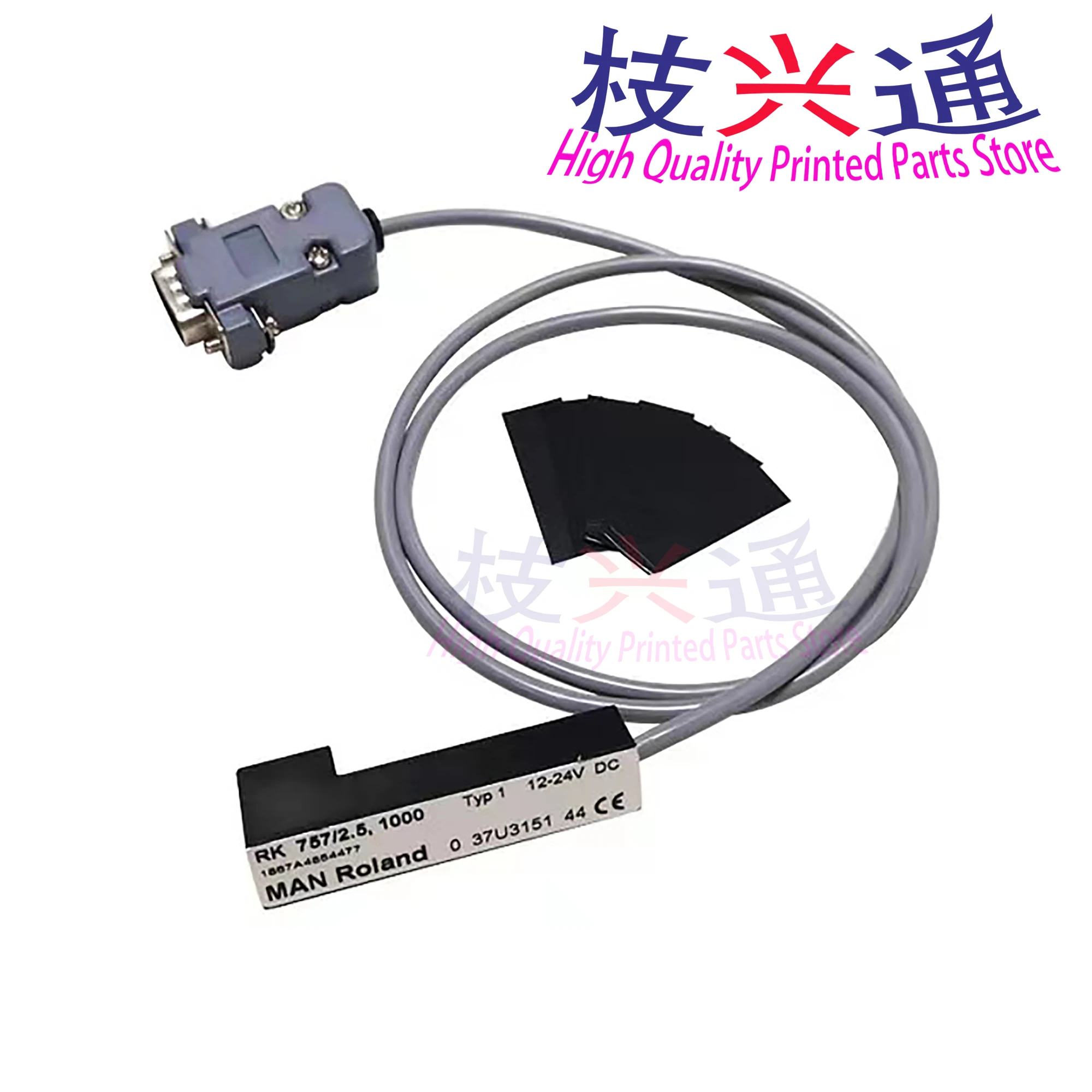 2 piezas ManRoland 700 Sensor de calibre frontal RK757/2.5 0.37U3151.44 Sensor RL700 para repuestos de máquina de impresión Roland