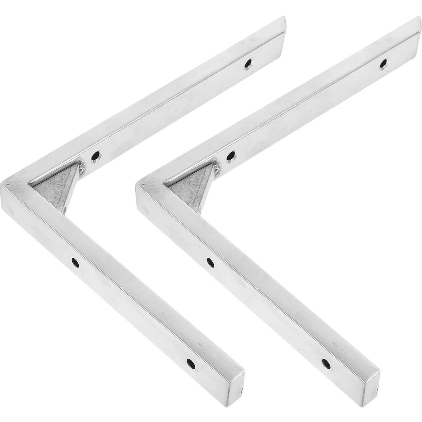 

Braces Tripod Wall Shelf Fixator Stainless Steel Accessories Rack Support Shelves Fixing Silver Frame Brackets