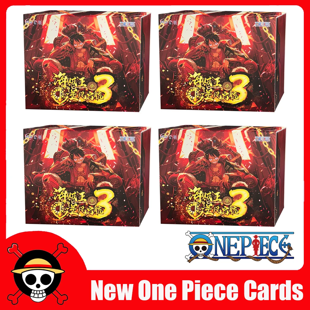 

New One Piece Strong Wind Sets Sail Collection Cards CCG Booster Boxes Japanese Anime Character Game Card Children's Toys Gift