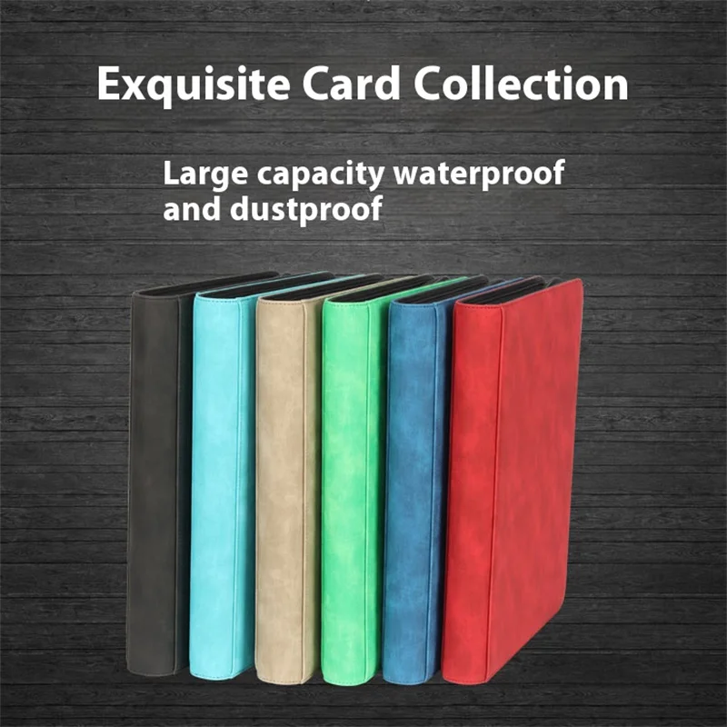 Cowboy Pattern Collection Card Clip Book 216 Card Slot Large Dual Protection Waterproof Dustproof Card Accessories Toy for Adult