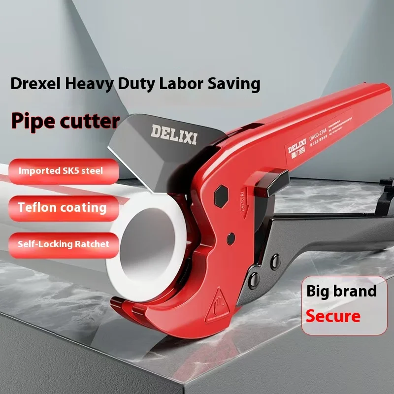 Pipe Cutter Heavy Duty Power Saving PPR Pipe Scissors PVC Pipe Cutter Water Pipe Cutter