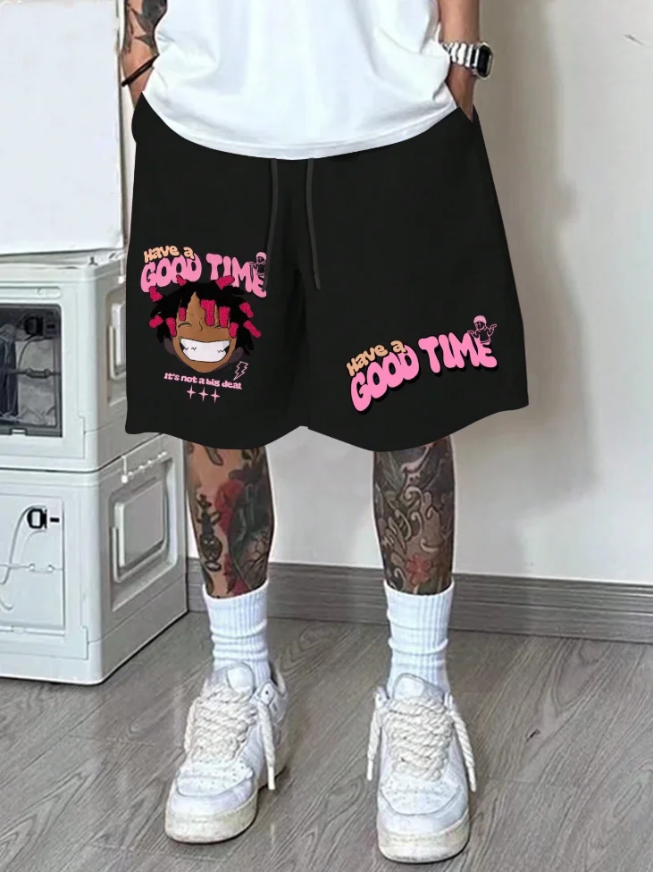 

Летние популярные шорты с 3D принтом, быстросохнущие, впитывающие пот, спортивные шорты для пляжного отдыха, новинка 2025 года, модные уличные мото