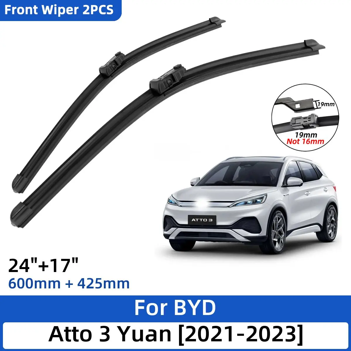 2PCS For BYD Atto 3 Yuan Plus Atto3 2021-2023 24