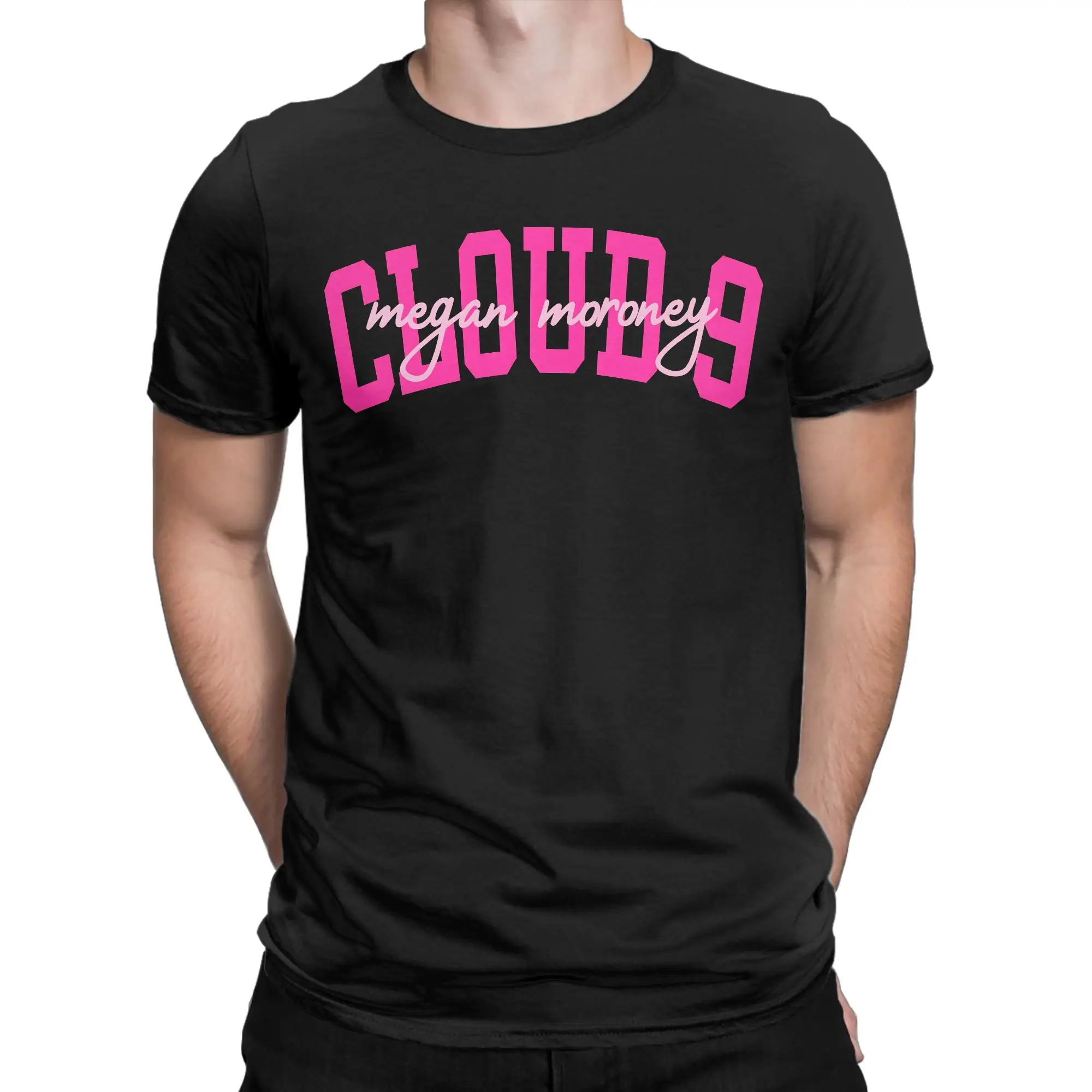 Harajuku T Shirt Megan Moroney Cloud 9 Pink Logo Cotton T-Shirts  Popular Tee Shirt for Adult Beach Y2K Short Sleeve Clothes