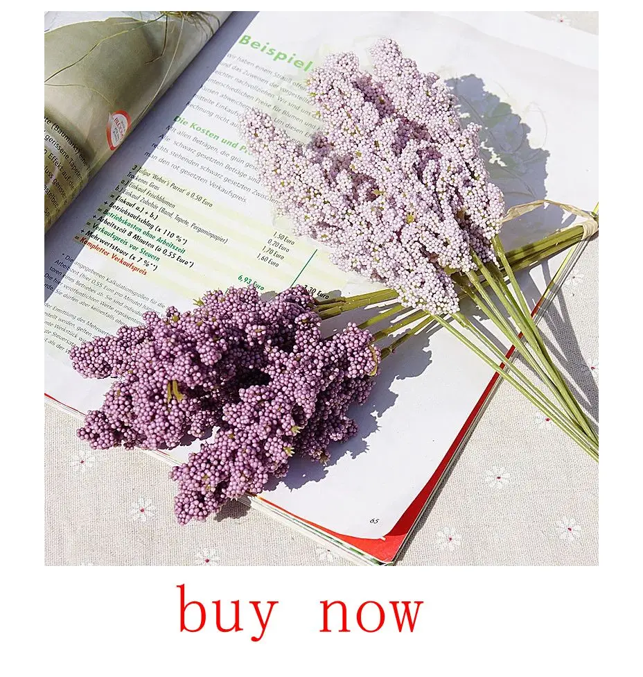Künstliche Blumen Rose Nelke Festlicher Kranz Zubehör für Außenbereich Garten Zuhause Büro Vase Braut Hochzeitsdekoration DIY Geschenk Requisiten – Detail 7
