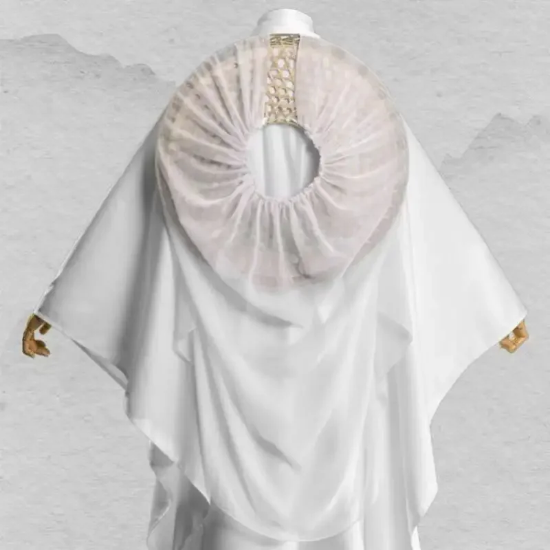 Anime Xie Lian Cosplay Tian Guan Costume There Fu Xielian Cosplay Costumes Top Wigs Halloween Prop Men Women White Han Fu Clothe