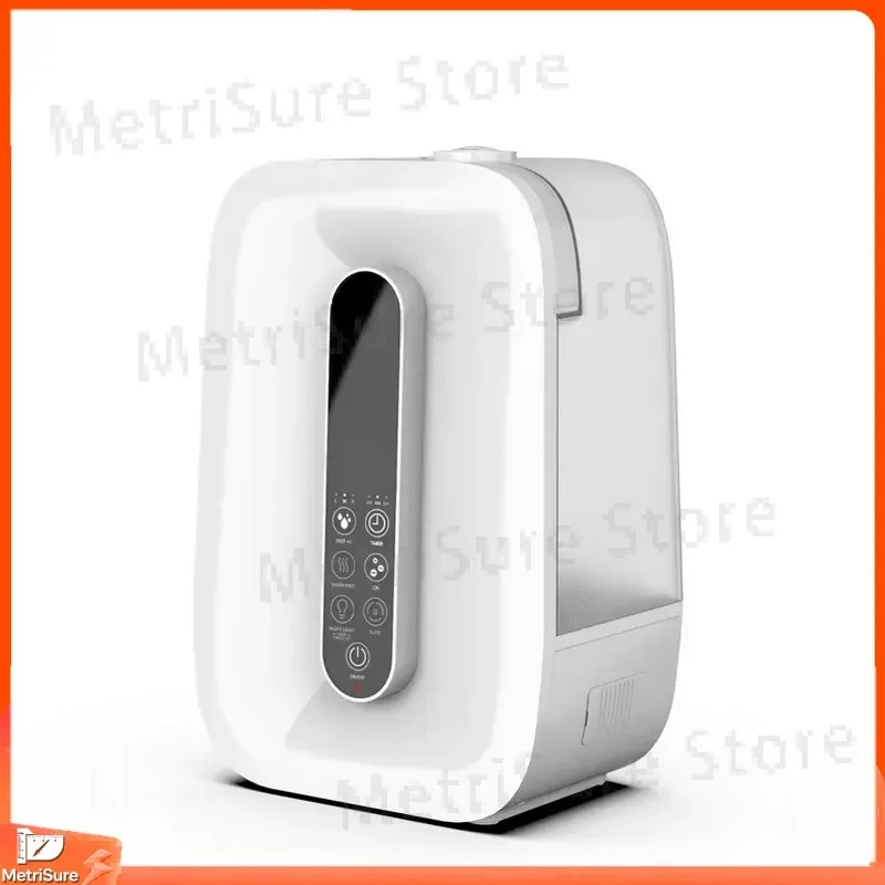 2 Gallon Smart Air Humidifier with Warm Mist 400ml/h and Cold Mist 300ml/h Ultrasonic Humidifier for Home Office Bedroom