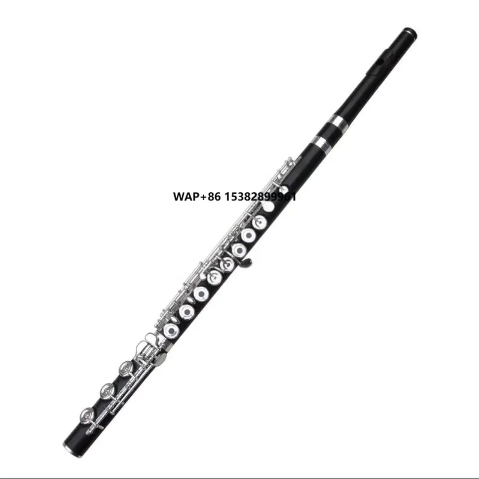 

Chinese Flute Manufacture High Quality Silver Plated Key Wood Flute