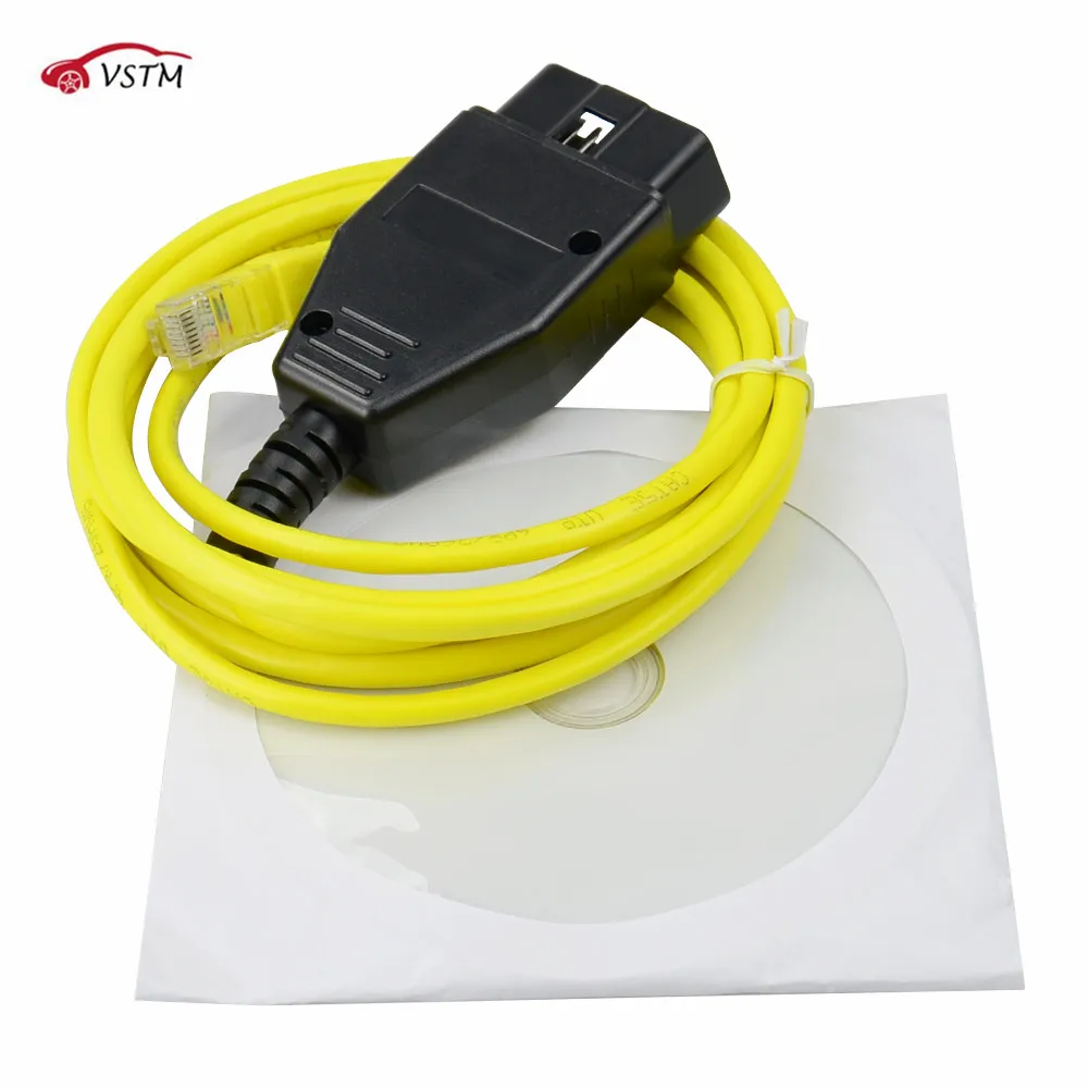 2023 ENET cable for BMW F-series ICOM OBD2 Coding Diagnostic Cable Ethernet to Data OBDII Coding Hidden Data Tool