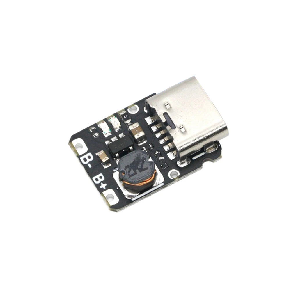 Type-C 5V Charge Discharge Integrated Module 3.7V 4.2V 18650 Lithium Battery Charging Boost Power Board Step-up Charge Module