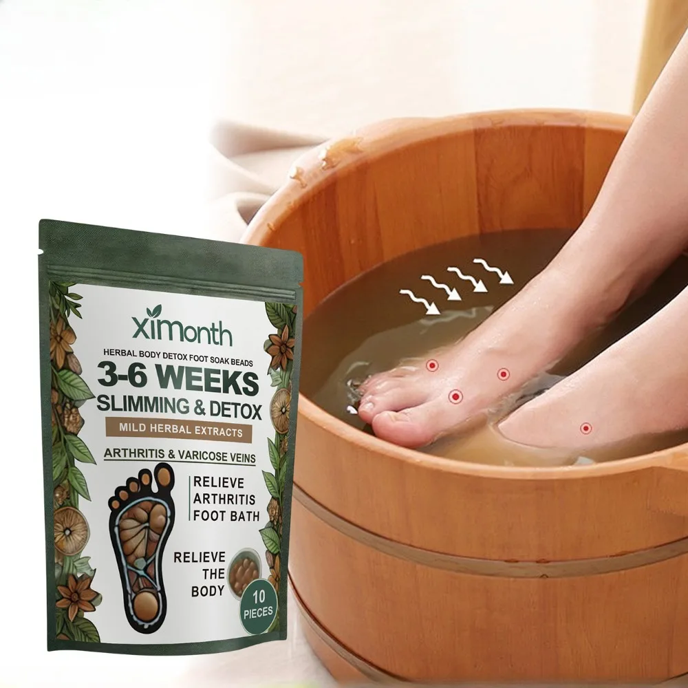สมุนไพร Body Foot Bath เจลลูกปัดเบาๆชุ่มชื่นฟุต Body Slimming & Detoxification Care เท้าแช่ Bain De Pieds
