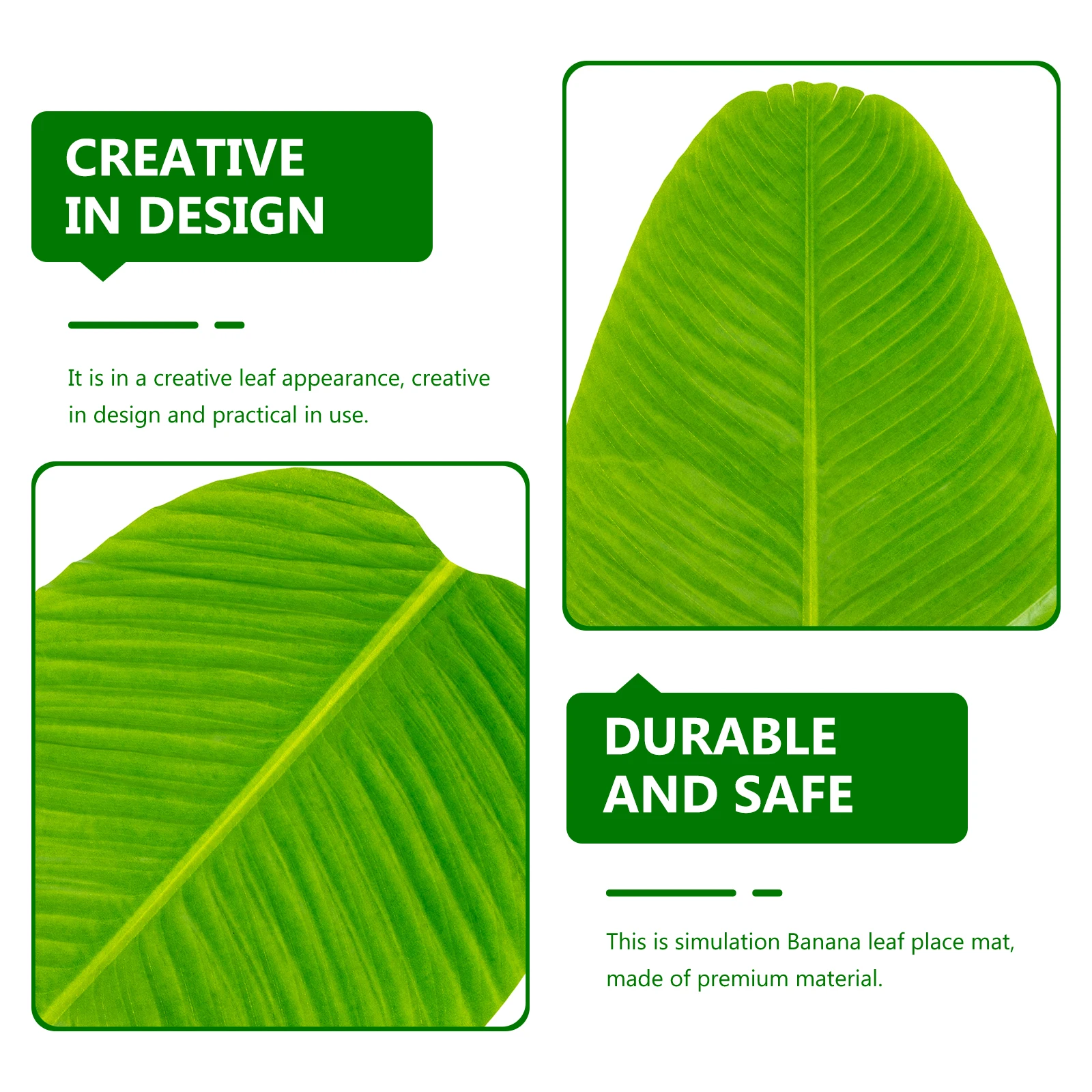 

5 pcs Simulation Leaf Table Mats Heat Resistant Anti Skid Coasters Decorative Home Cup Mats For Bar Restaurant Decor