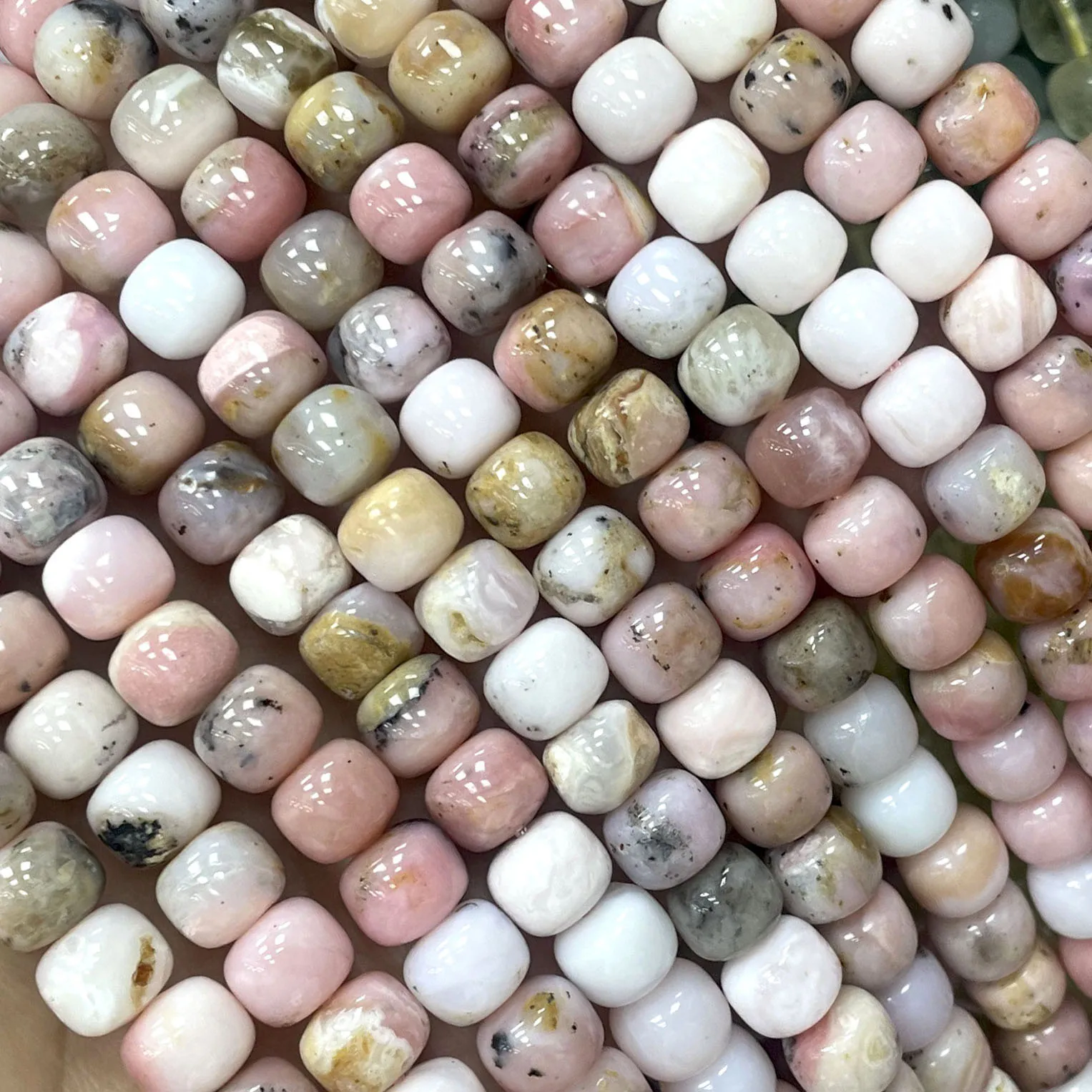 7X8MM Natürliche Edelsteinperlen Vintage Citrin Aquamarin Apatit Lose Zwischenperlen für Schmuckherstellung DIY Armband Anhänger Zubehör – Detail 12