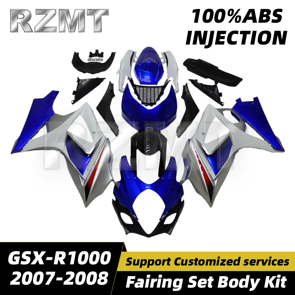 

Motorcycle Fairing Set ABS Plastic For Suzuki GSX-R 1000 2007-08 K7 Accessories Injection Body Kit Bodywork Set 07-08 S1007-122a
