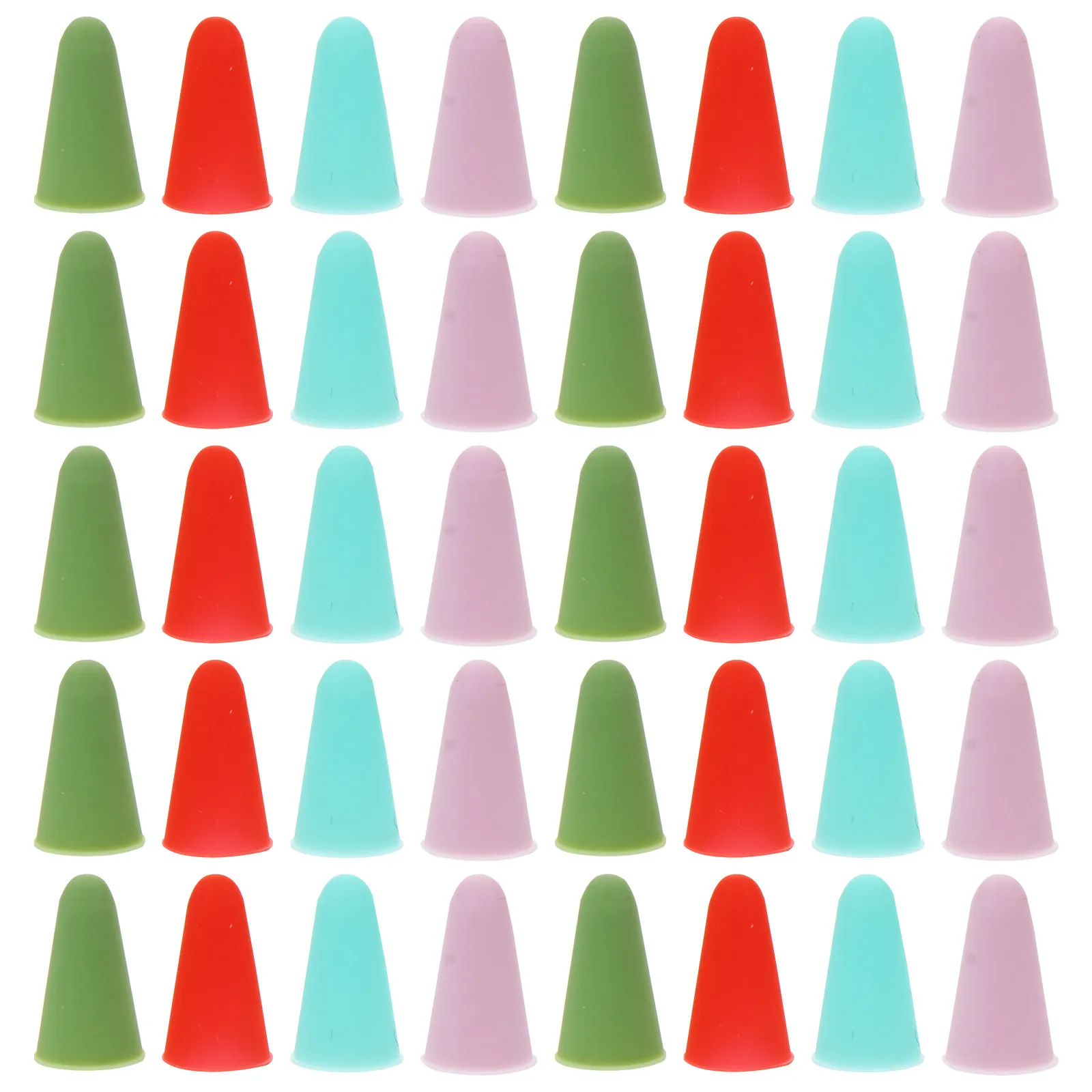 

Stylus Cover Protector Pencil 1 2 Random Color Silicone Material Nib Tip Cap Increased Friction Accurate Writing