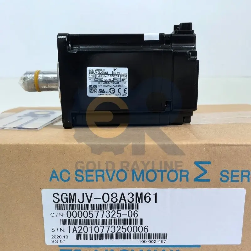 New Yaskawa SGMJV-08A3M61 Servo Motor 1 Year Warranty In Stock