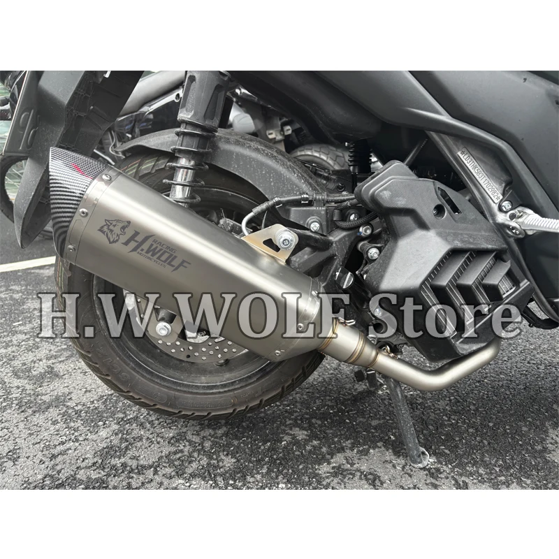 Slip On For ZONTES 150X 150V 150 X V 2026 2027 Motorcycle Exhaust System Modify Front Link Pipe Connect 51MM Muffler Esacpe Moto