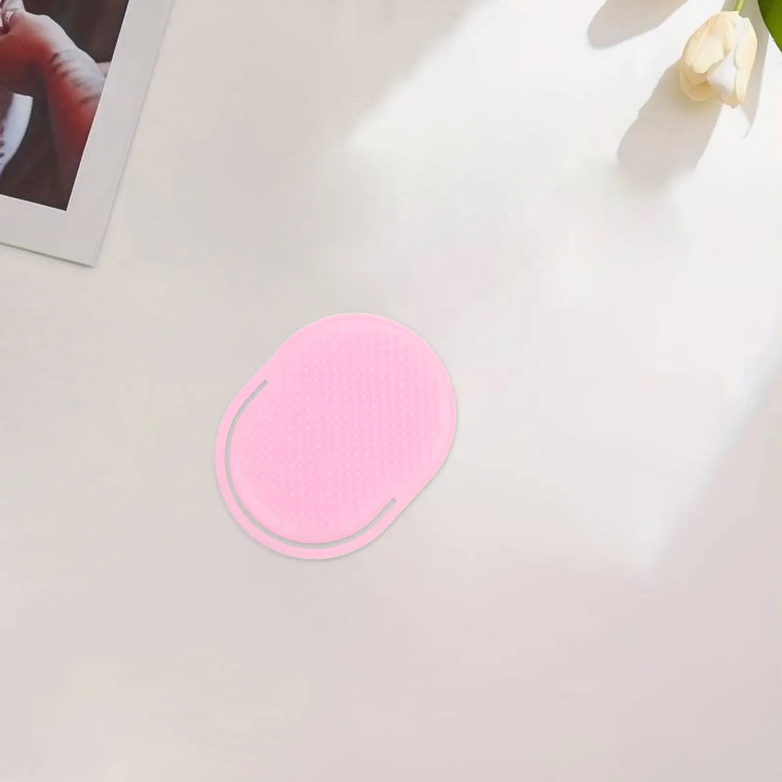 

10Pcs Pocket Shampoo Brush Oval Scalp Massager for Shower Hair Washing Exfoliator Brush Gentle Soft Bristles Nonskid Grip Travel