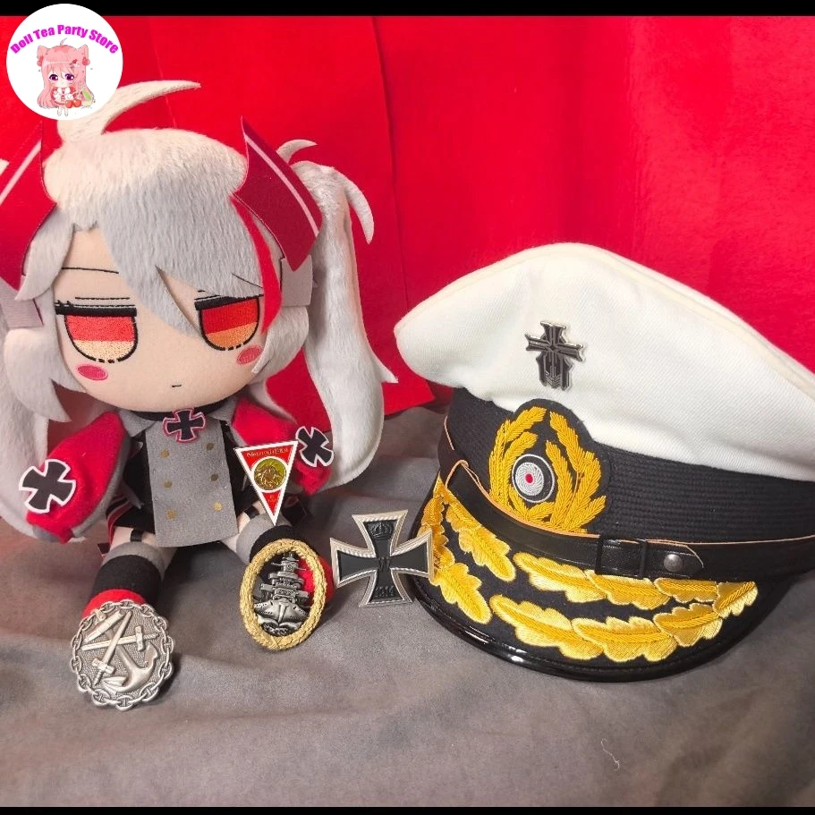 

Fufu Cotton Doll Game KMS Prinz Eugen Attribute Azur Lane Anime Figurine Toys Plushie With Clothes Outfit