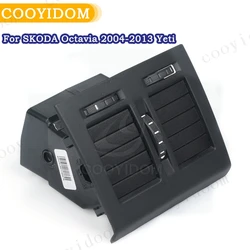 Centro traseiro braço condicionado ventilação, saída para Skoda Octavia 1999-2015 YETI 2010-2017, montagem A C 1ZD 819 203