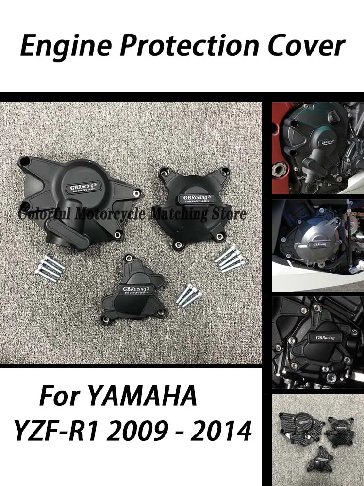 Couvercle de moteur pour motos YZF-R1, ensemble de protection secondaire pour YZF-R1 YZF R1 2009 2010 2011 2012 2013 2014