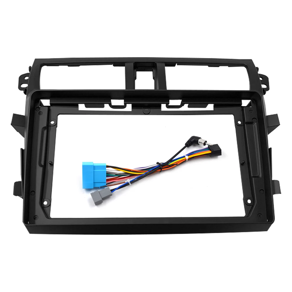 Car Radio Fascias Frame For Suzuki Celerio Cultus 2014-2021 9 inch Stereo Panel Wire Harness connector Power Cord Cable Adapter