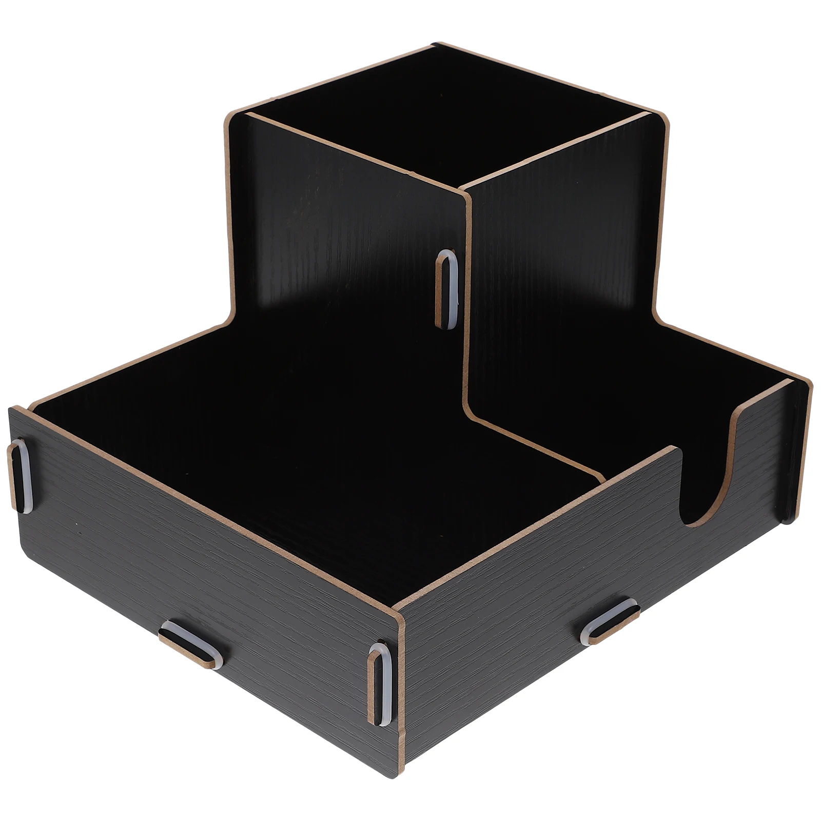 

Creative Paper Cup Holder Rack for Disposable Cups Wood Material Home Office Coffee Station ganizer Tabletop Storage