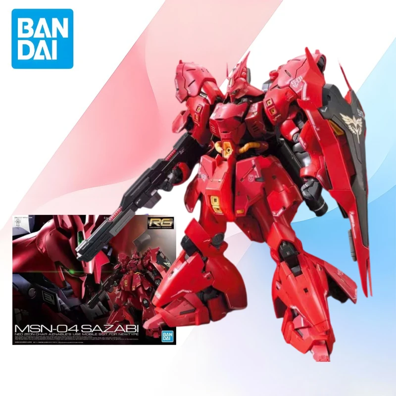 

Низкая цена, в наличии: Оригинальная модель BANDAI RG 1/144 GUNDAM MSN-04 SAZABI, фигурка, игрушка, подарок для детей, упаковка в пенопластовой коробке.