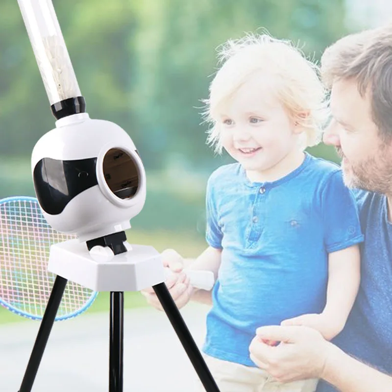 On-site badminton serve machine, portable automatic serve sparring device, beginner training serve toy wholesale