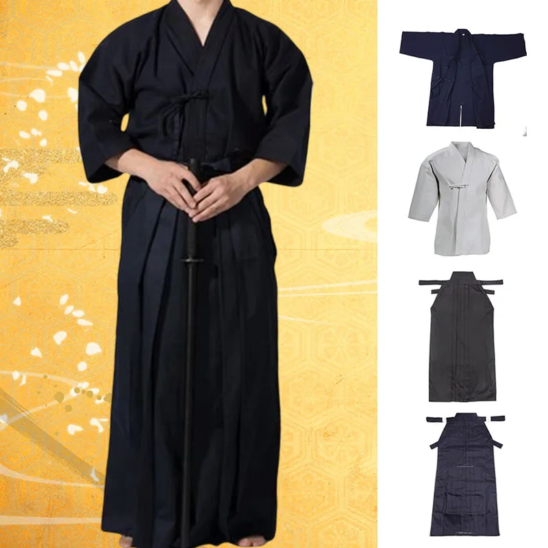 Uniformes de Kendo, ropa de artes marciales, Kendo Aikido Hapkido, artes marciales Keikogi y Hakama Aikido Uniforme Kung Fu Taekwondo