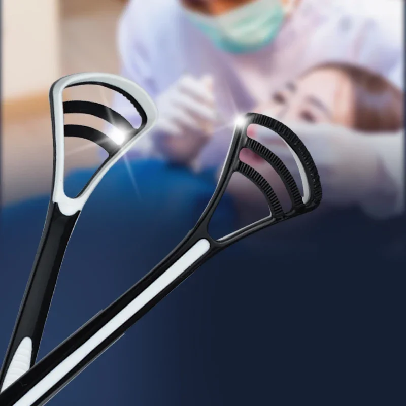 

Tongue Scraper Soft Silicone Tongue Brush Cleaning The Surface of Tongue Oral Cleaning Brushes Cleaner Fresh Breath Health