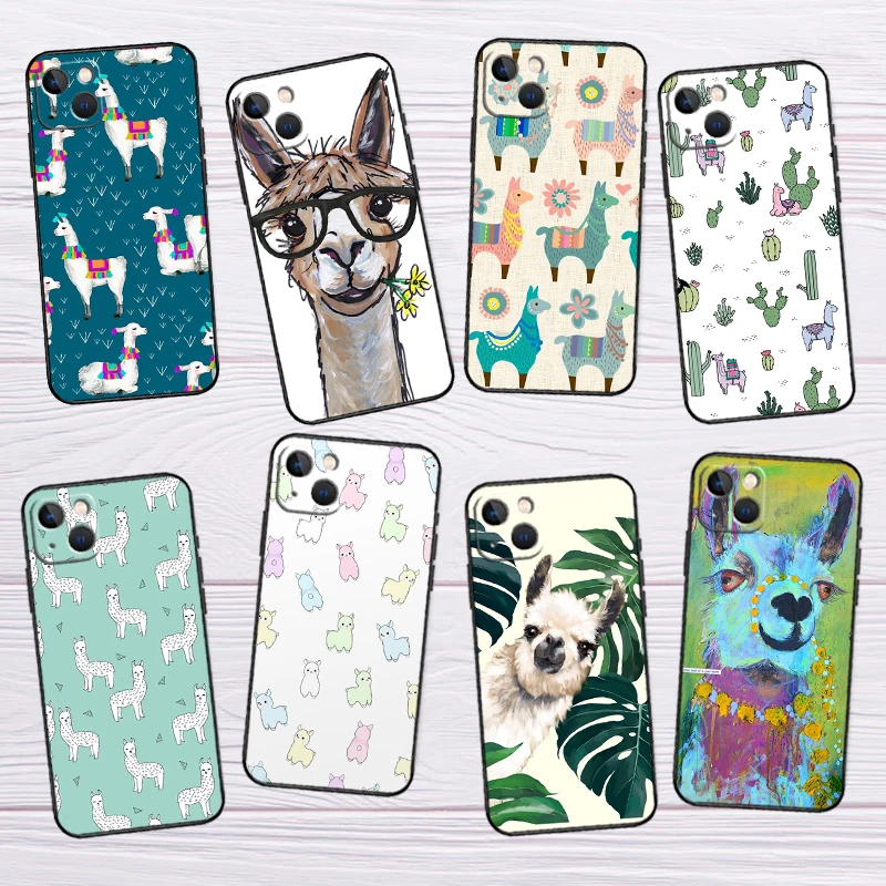 Cartoon Alpaca Llam…