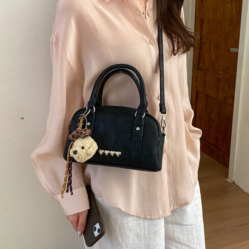 Retro Shoulder Pillow Bag Daily Feel Korean Version Handbag Women's New Commuting Crossbody Bag