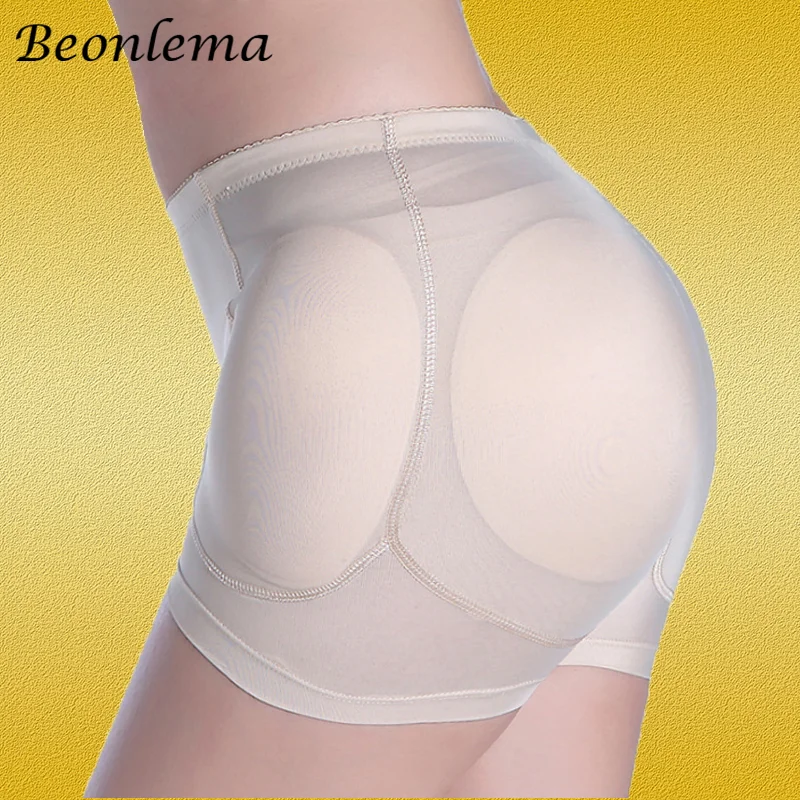 

Beonlema Women Padded Panties Gluteus Filling Shapewear Hips Enhancers Fake Butt Push Up Underwear Slimming Body Shapers