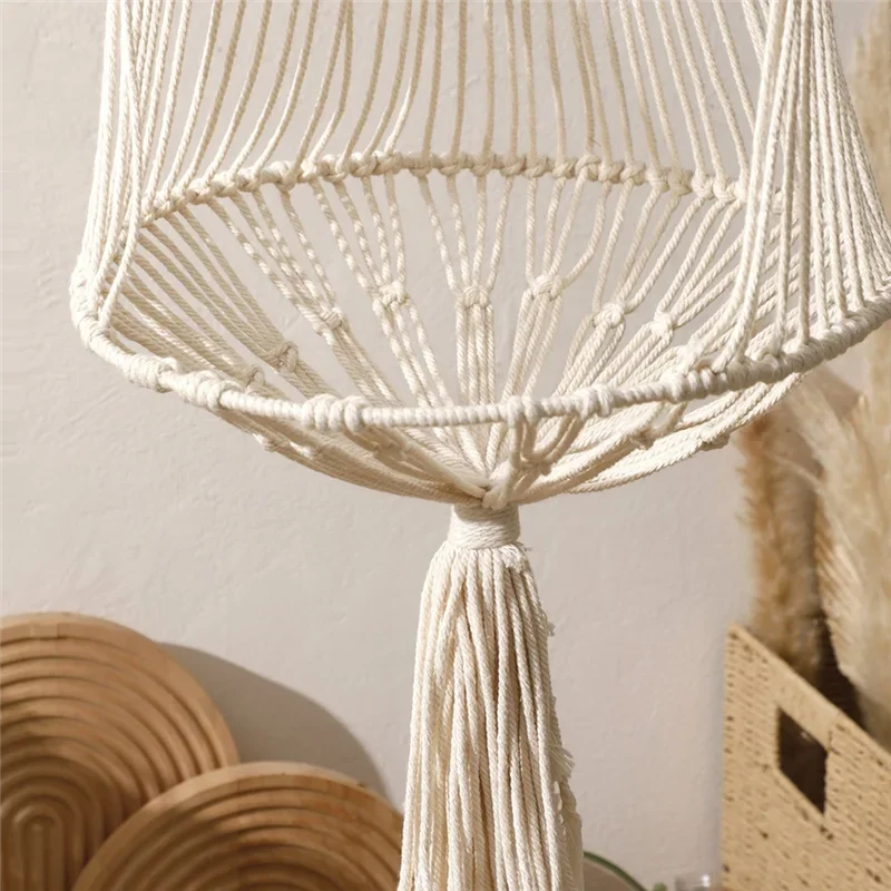 Nordic Style Hand-Woven Cotton Rope Hanging Cat Nest Fringe Tapestry Jianyue Home Furnishing Living Room Pet Hammock