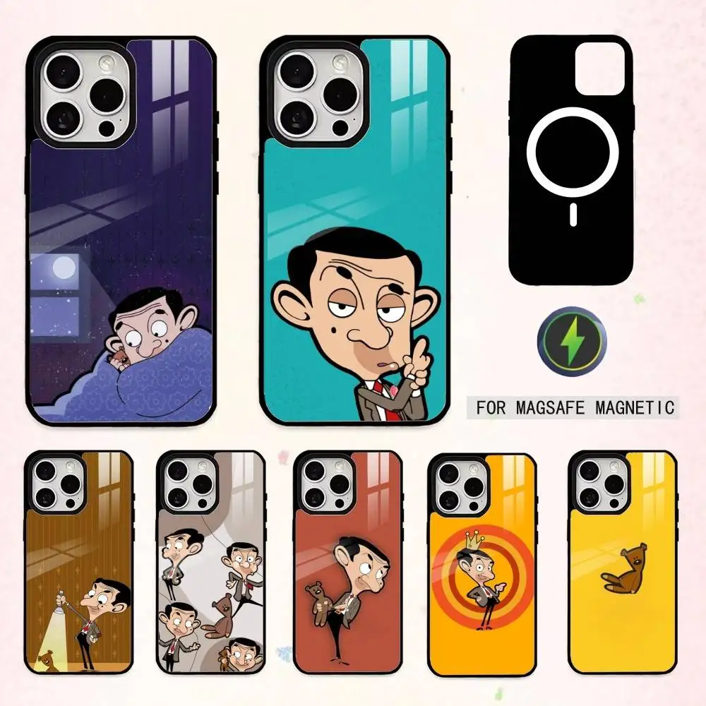 

Hilarious Mr B- BeanS Phone Case For iPhone17,16,15,14,13,12,11 Plus,Pro Max Magnetic For Magsafe Wireless Charging
