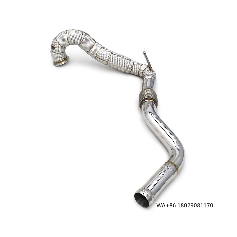 

Downpipe for Mercedes-A45 CLA45 2.0T 2014-2020 Stainless Steel 304 Car Exhaust System Exhaust Downpipe Without Catalyst