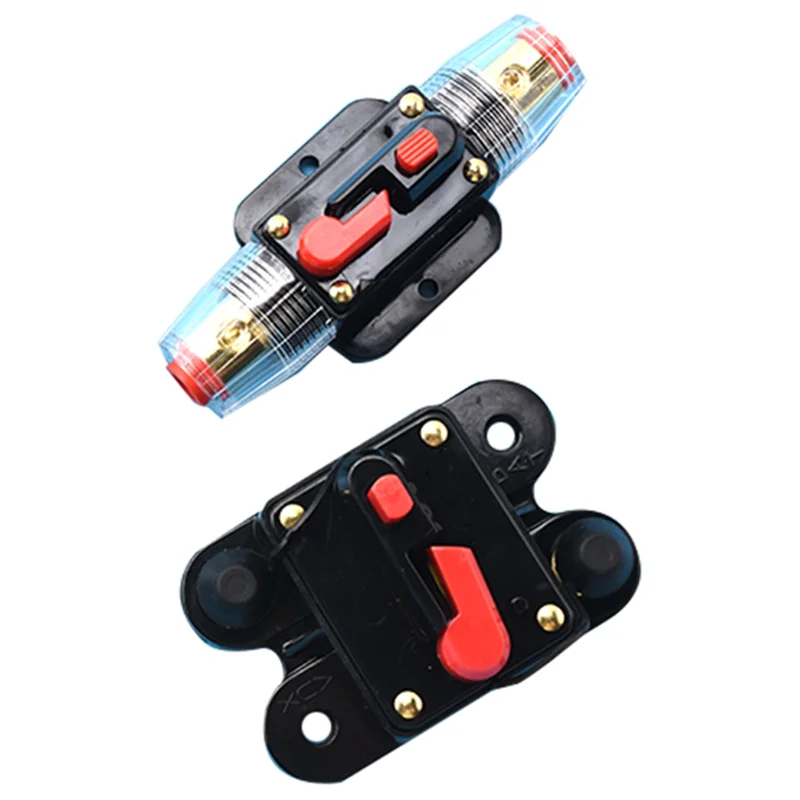 

ABBN-Car Audio 100 Amp Resettable Fuse Circuit Breaker For Audio System Fuse Protection Fuse