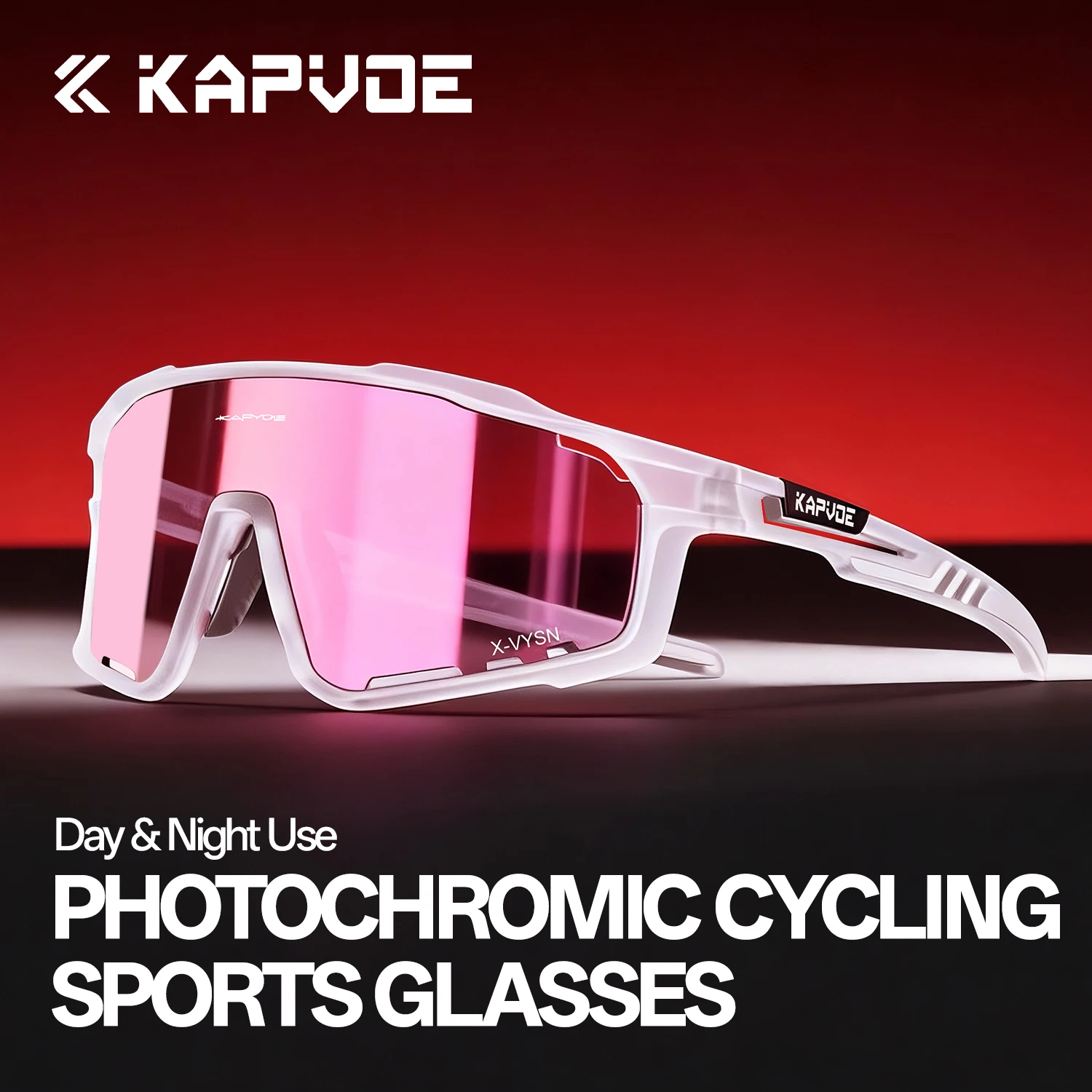 Outdoor Adventure Uva - KAPVOE Kacamata Bersepeda Fotochromic Luar Ruangan