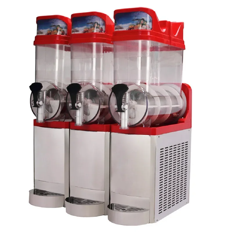 Chinese style red  stainless steel high quality cheap slush machine with shipping by sea