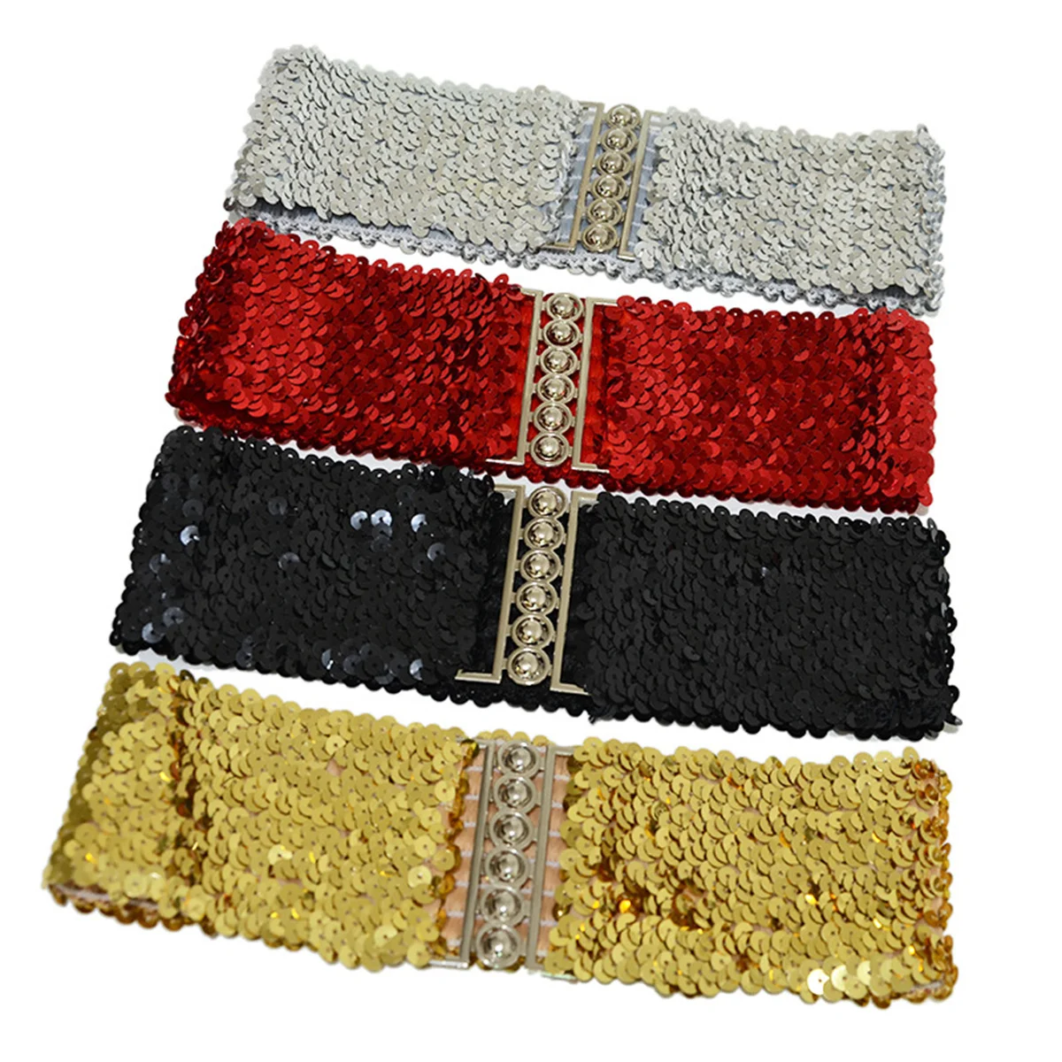 

Модный женский пояс с блестками в виде рыбьей чешуи, женский блестящий декор, соответствующий танцевальный костюм, поясной ремень