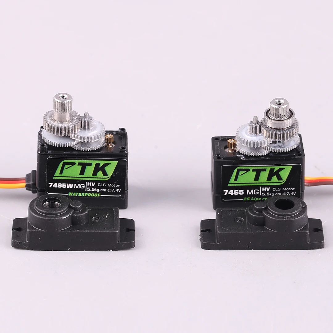 PTK 7462W MG 9g Micro Servo résistant à l'eau 4KG engrenage métallique haute tension pour hélicoptère RC avion à voilure fixe voiture Robot 180 °